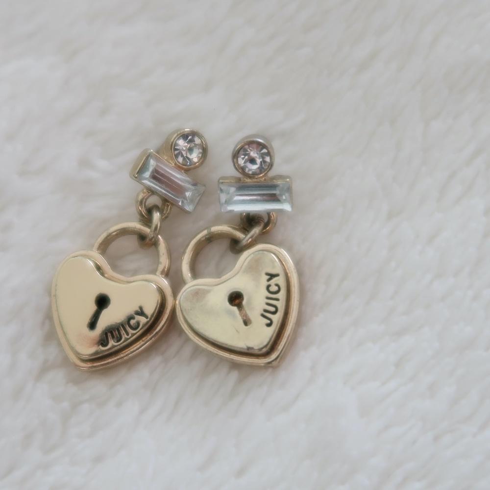 Juicy Couture Heart Earring Set